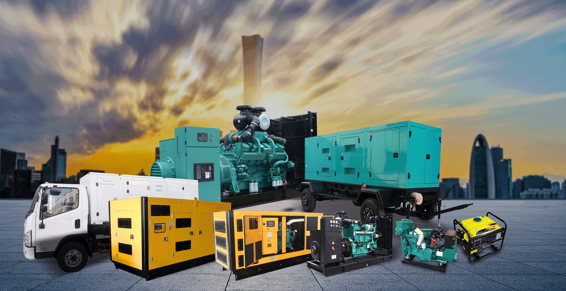DIESEL GENERATOR SETS   FOR ALL APPLICATIONS