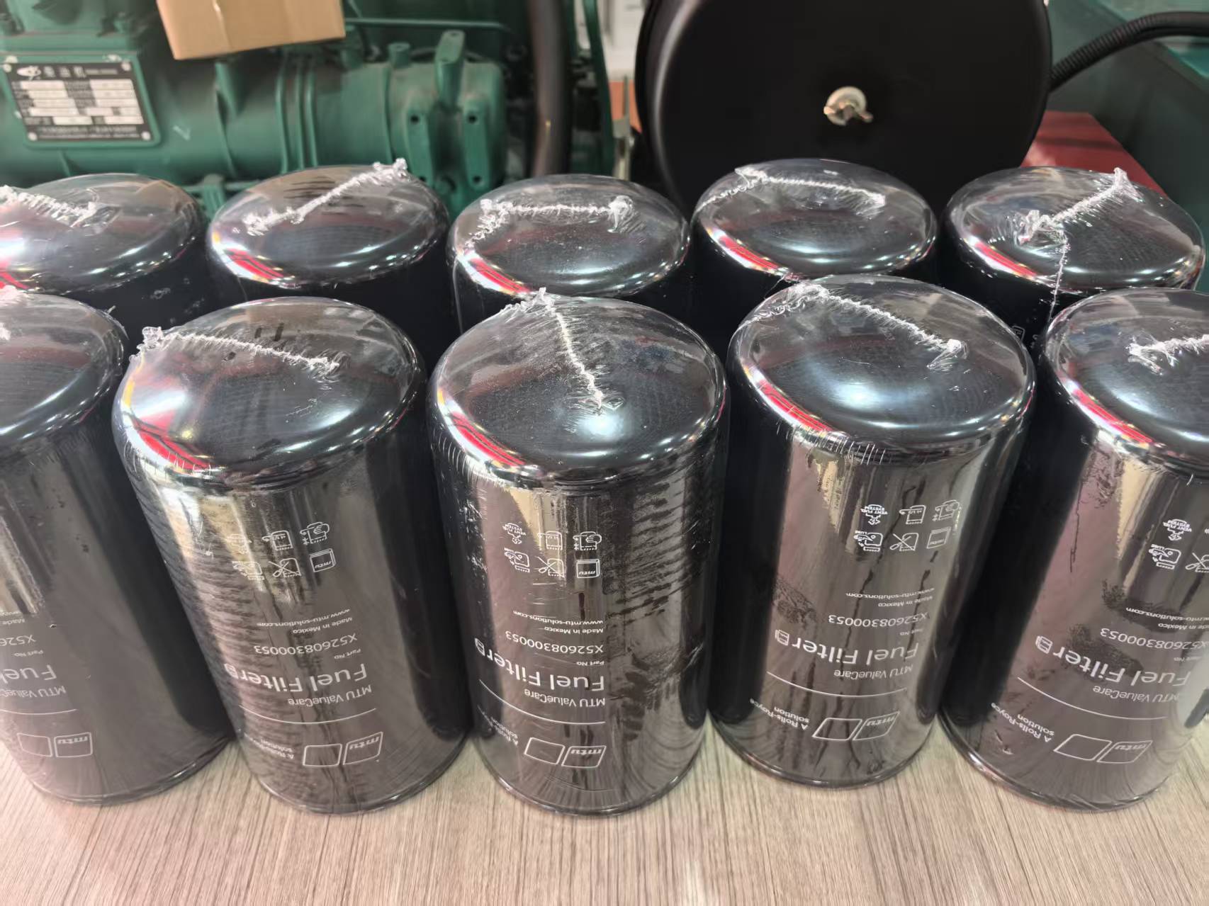 MTU Engine Three-Filter Kit | Genuine Oil Filter, Fuel Filter, Air Filter | Authentic Filter Elements